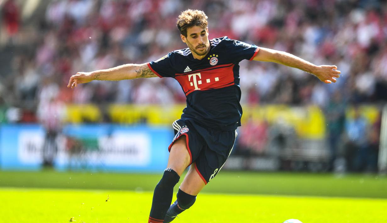 5. Javi Martinez – Salah satu pemain yang berandil besar memabawa Munchen menjuarai Liga Champions 2012/13. Namun akibat cedera, Javi masih belum mampu tampil konsisten seperti sediakala. (AFP/Patrik Stollarz)