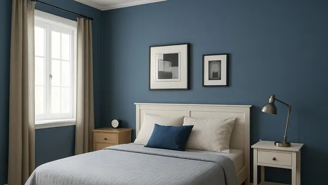 Model Inspirasi Cat Kamar Tidur Warna Biru/ChatGPT