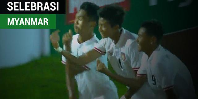 VIDEO: Selebrasi Unik Myanmar pada Laga Vs Timnas Indonesia U-19
