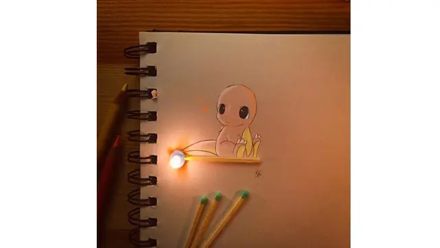 Pria Ini Bikin Ilusi Optik Padukan Gambar Pensil dengan Realita, 6 Hasilnya Bikin Takjub
