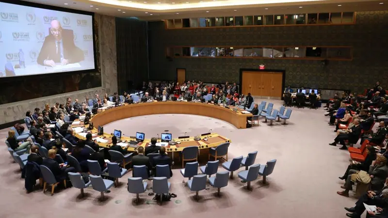 Sidang Briefing Dewan Keamanan PBB (DK PBB) mengenai Anak-anak dalam Konflik Bersenjata (Security Council Briefing on Children in Armed Conflict) di Markas Besar PBB di New York, Rabu, 12 Februari 2020.