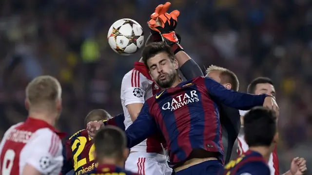 Hasil Liga Champions: Barcelona 3 - 1 Ajax