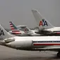 Foto American Airlines diambil pada 28 Januari 2013 di O'Hare Airport in Chicago, Illinois (SCOTT OLSON / AFP)