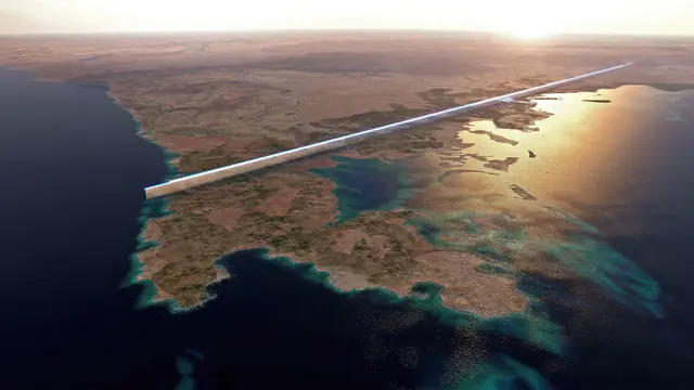 The Line di Arab Saudi.