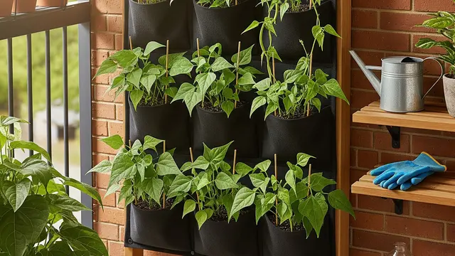 Menanam Buncis Mini di Vertical Planter untuk Ruang Terbatas
