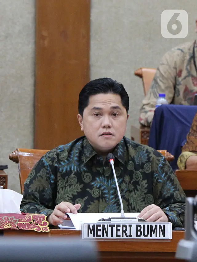 FOTO: Erick Thohir Bahas Progres Penanganan Masalah Garuda Indonesia Bersama DPR