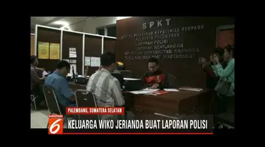 Keluarga Wiko Jerianda, korban kekerasan saat masa orientasi siswa di SMA Taruna Indonesia, membuat laporan ke Mapolres Palembang demi mengungkap penyebab kematian.