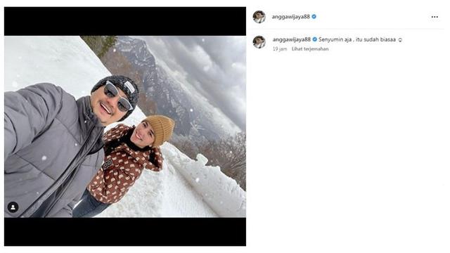 6 Potret Angga Wijaya Mantan Suami Dewi Perssik Pamer Wajah Wanita yang Diduga Istri Baru