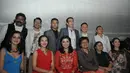 Para pemain dan produser Manoj Punjabi di gala premier film Merry Riana, Jakarta, Senin (22/12/2014). (Liputan6.com/Herman Zakharia)