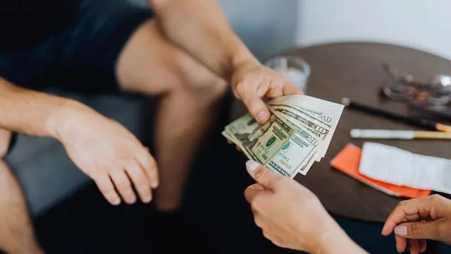 Paying