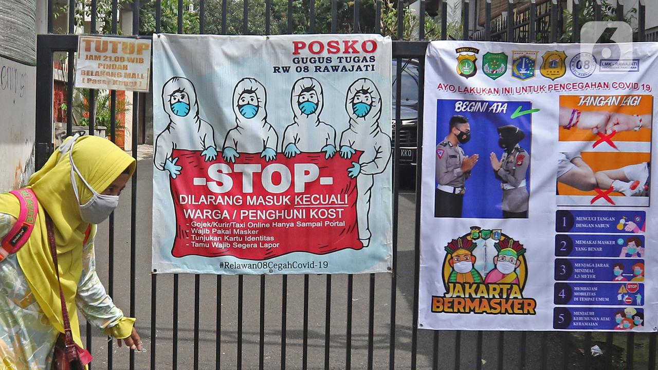 FOTO: PPKM Mikro Mulai Diterapkan di 7 Provinsi