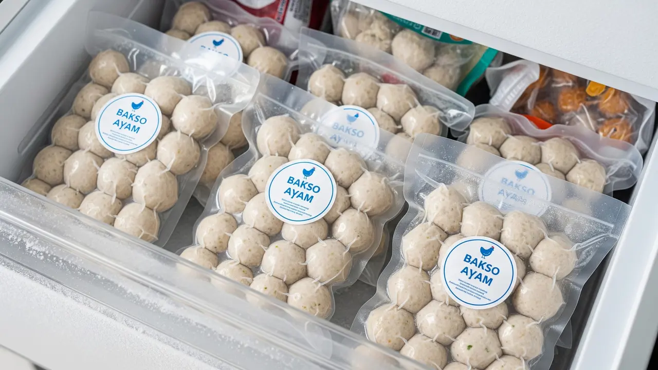 Cara Membuat Bakso Ayam Frozen/Gemini AI