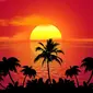 Ilustrasi Senja, Sunset (Image by Pete Linforth from Pixabay)