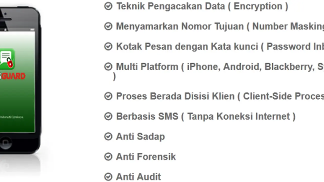 SMS Guard, Aplikasi Anti Sadap Karya Anak Negeri Yang Inovatif