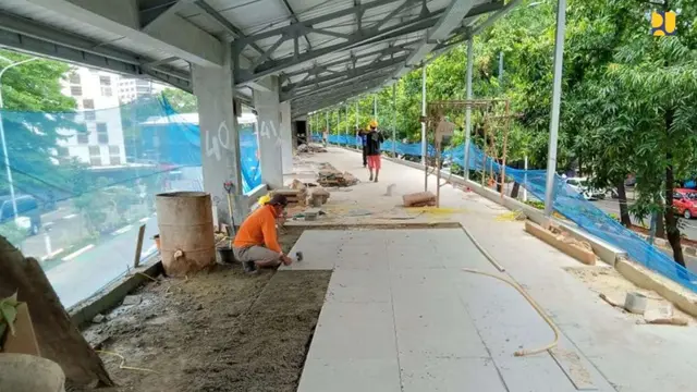 Penataan Pedagang Kaki Lima (PKL) higienis di Jalan Raden Patah, Kebayoran, Jakarta