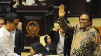 Senator asal Kalimantan Barat, Oesman Sapta terpilih sebagai calon pimpinan MPR dari unsur DPD, Jakarta, (6/10/14). (Liputan6.com/Andrian M Tunay)