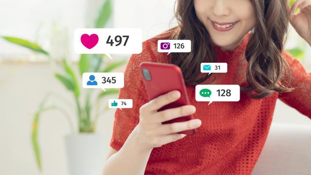 Ilustrasi sosial media