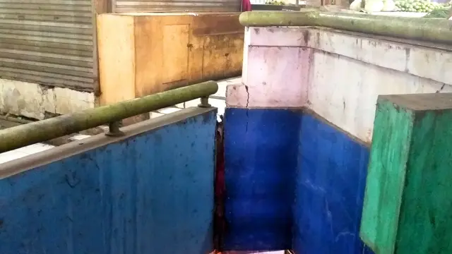 Kondisi Pasar Blok G Tanah Abang, Senin (12/8/2019). (Liputan6.com/Ika Defianti)