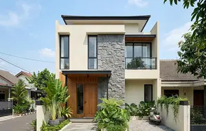 6 Inspirasi Fasad Rumah Kecil agar Tampak Mewah meski Berdiri di Lahan Sempit