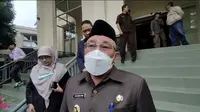 Wali Kota Depok Mohammad Idris menyatakan, pihaknya akan menerapkan WFH bagi ASN Pemkot Depok. (Liputan6.com/Dicky Agung Prihanto)