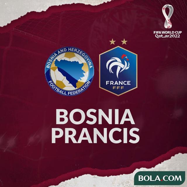 Kualifikasi Piala Dunia - Bosnia Vs Prancis