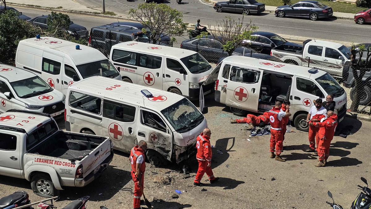 Serangan Udara Israel Hantam Markas Palang Merah Lebanon