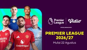 Premier League 2026/27 Kembali Hadir dengan Fitur Tayangan Multicam Hanya di Vidio