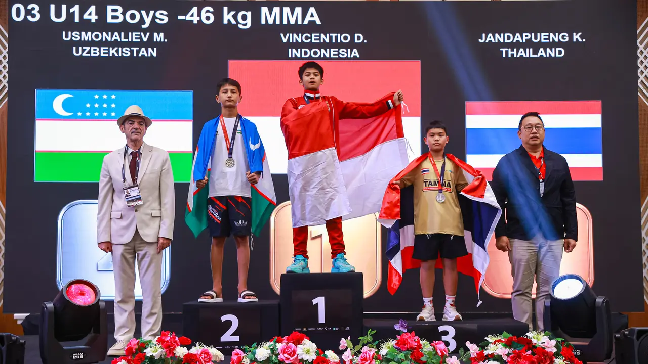 Indonesia Gondol 15 Medali di Kejuaraan Asia MMA 2026