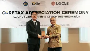 Bangun Coretax hingga Pusat Data AI, LG CNS Sabet Penghargaan dari DJP Kemenkeu
