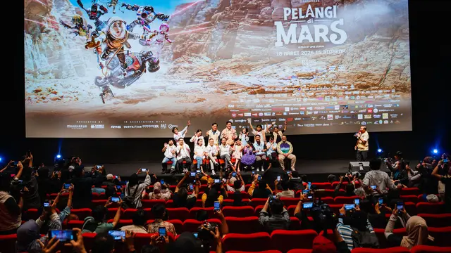 Gala Premiere Pelangi di Mars yang akan tayang di bioskop libur lebaran. Dok. @mahakaryapictures