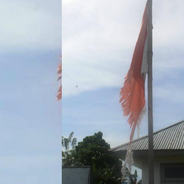 Lusuhnya Kain Bendera Di Halaman Instansi Kabupaten Ini Regional Liputan6 Com