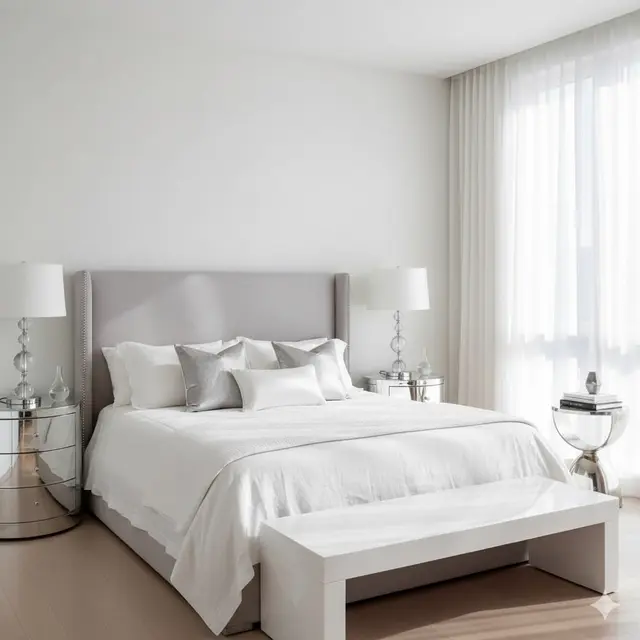 Gunakan Material Reflektif pada Furnitur