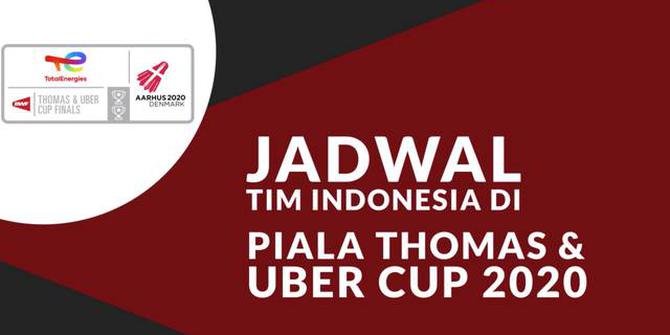 MOTION GRAFIS: Jadwal Tim Bulutangkis Indonesia di Piala Thomas dan Piala Uber 2020