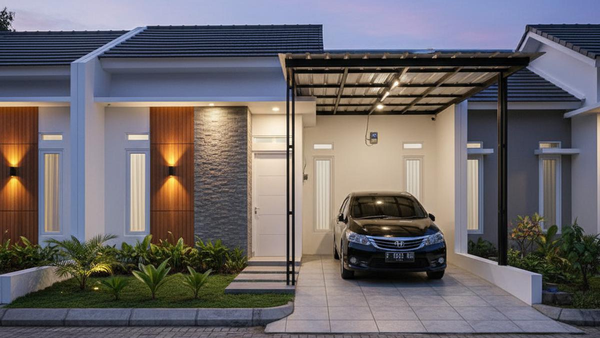 8 Model Carport Keramik Anti Licin, Solusi Aman dan Estetis untuk Hunian Modern