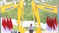 Presiden RI Joko Widodo saat memberikan sambutan pada acara Groundbreaking Astra Biz Center-IKN oleh Astra di Ibu Kota Nusantara pada Selasa, 4 Juni 2024. (Foto: Astra)