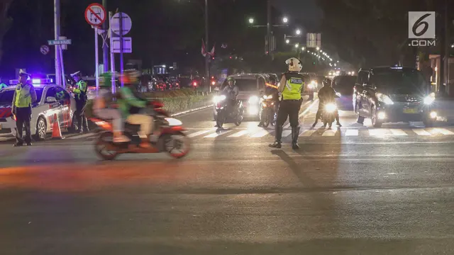 Aparat Sterilkan Jalan Imam Bonjol Jelang Pengumuman Hasil Pemilu 2019