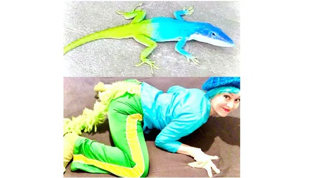7 Cosplay Low Budget Tiru Hewan dan Tanaman Ini Bikin Geleng Kepala