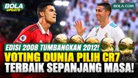 Edisi 2008 Ungguli Rekor 2012 Messi, Cristiano Ronaldo Sabet Penghargaan Ballon d'Or of All Time