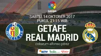 La Liga 2017 Getafe Vs Real Madrid (Bola.com/Adreanus Titus)