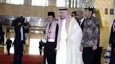 Ungkapan Raja Salman itu tertuang dari kesan pesan yang dituangkan di buku tamu Masjid Istiqlal.
