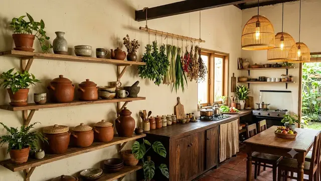 Inspirasi Dapur Bernuansa Terracotta yang Hangat