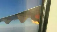 Mesin Pesawat Malindo Air Terbakar di Udara