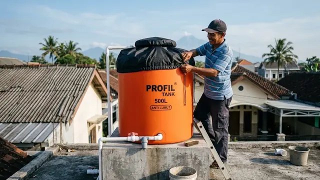 7 Cara Mencegah Pertumbuhan Lumut pada Toren