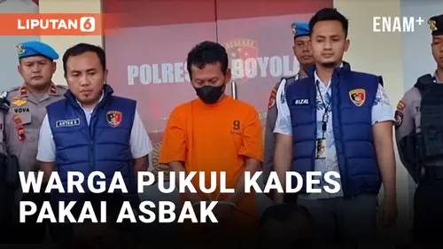 VIDEO: Beda Pasangan Soal Peserta Pilkada, Kades di Boyolali Dipukul Warga