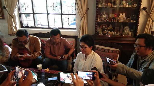 Menteri Kesehatan 2014-2019 mengungkapkan dua hal yang jadi PR bagi menteri kesehatan di periode kedua Presiden Joko Widodo (Liputan6.com/Giovani Dio Prasasti)