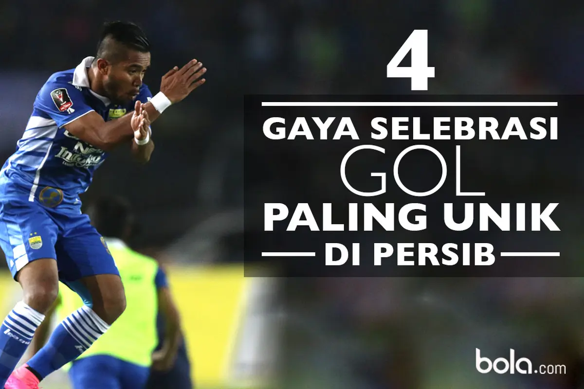 Zulham Zamrun, 4 Gaya Selebrasi Gol Paling Unik di Persib (bola.com/Rudi Riana)