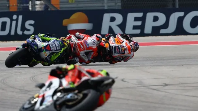 Tiga Pebalam Terdepan GP Austin 2015 (Sumber foto: Crash)