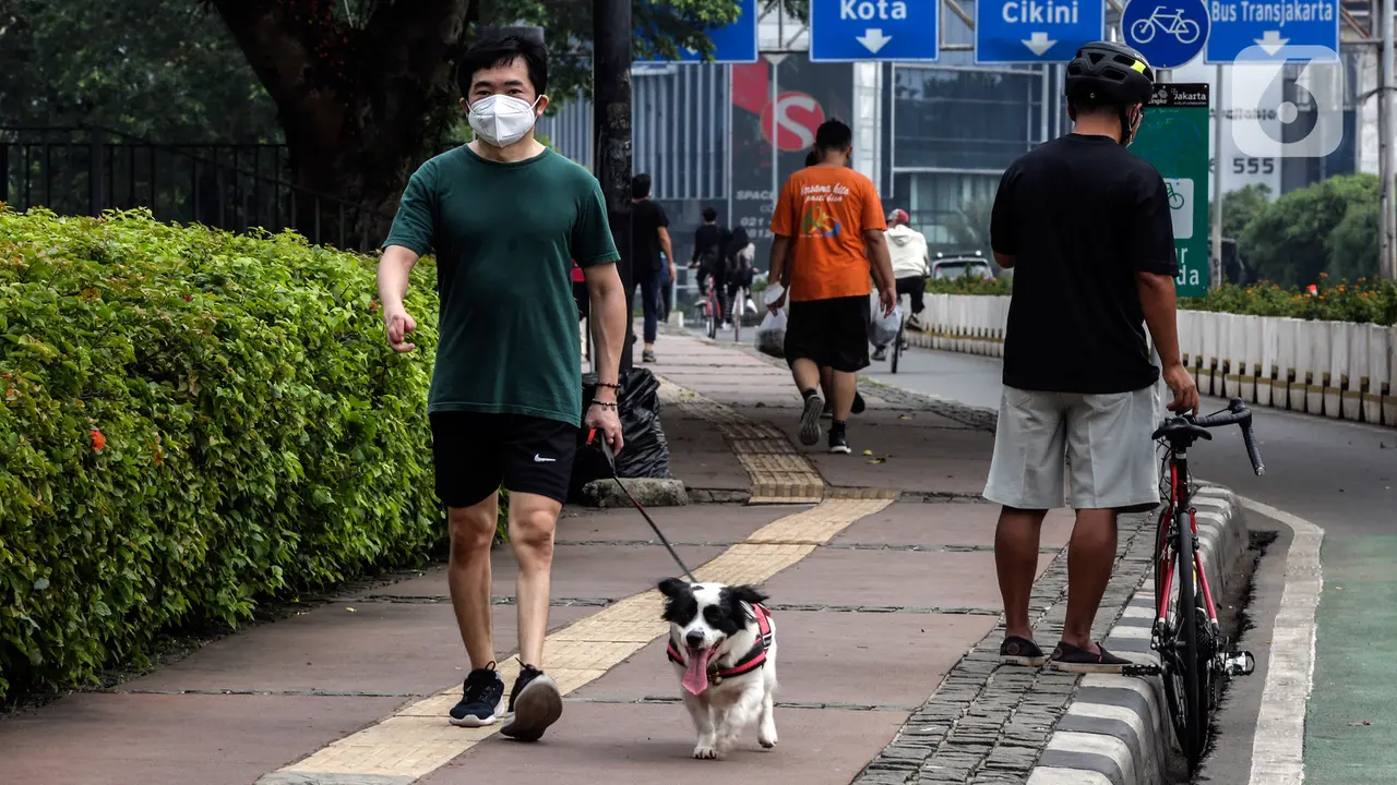 Mobilitas Warga Jakarta Saat Akhir Pekan