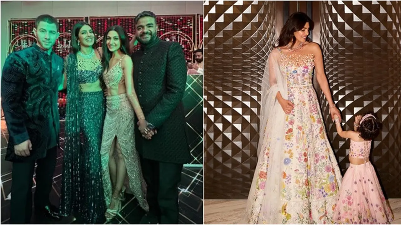 6 Potret Penampilan Priyanka Chopra di Rangkaian Pernikahan Sang Adik, Memukau