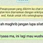 Chat typo dari orang tua ke anak ini bikin ngakak. (Sumber: 1cak)